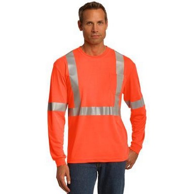 CornerStone® ANSI 107 Class 2 Long Sleeve Safety T-Shirt.