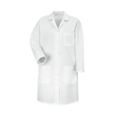 Red Kap Healthcare - Women's Three-Pocket Gripper-Front 38.25" Full-Length Lab Coat