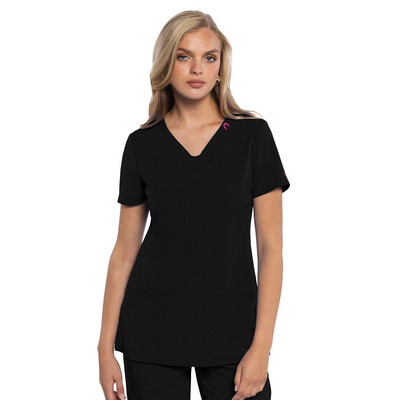 Med Couture - MC AMP - Women's 3-Pocket V-Neck Top