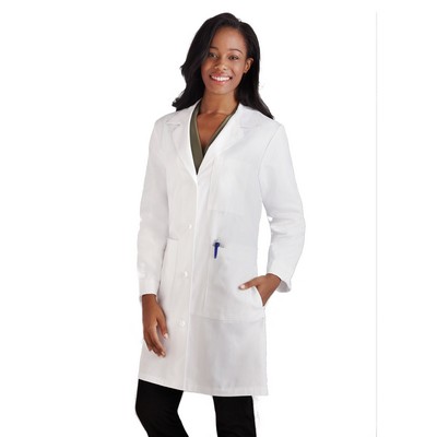 Meta Labwear - Women's Five-Pocket 38" Knot Button Lab Coat