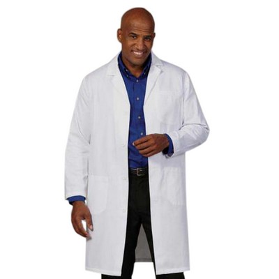 Fashion Seal - Men's Three-Pocket 41" Knee-Length Lab Coat