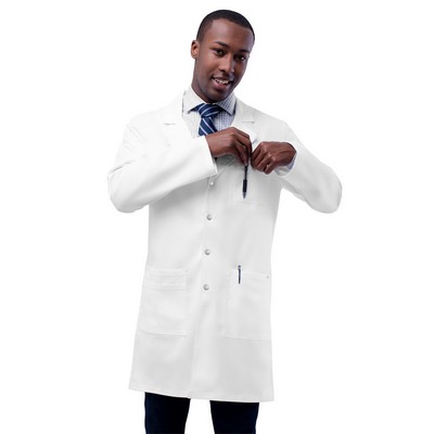 Adar - Universal - Men's Three-Pocket Snap Front 36" Lab Coat