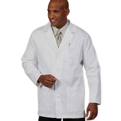 Fashion Seal - Men's Three-Pocket 34" Mid-Length Lab Coat