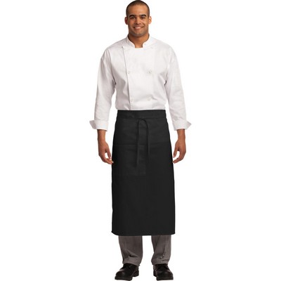 Port Authority® Easy Care Full Bistro Apron with Stain Release.