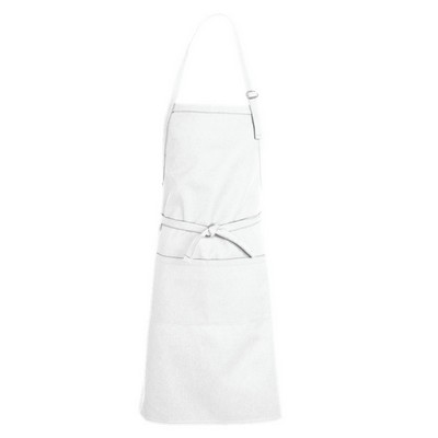 Red Kap™ Chef Designs Premium Bib Apron - White