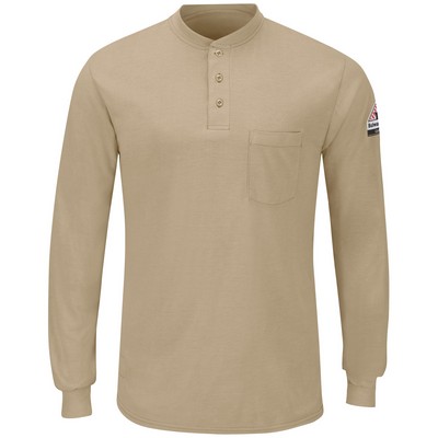 Bulwark® Men's Long Sleeve Lightweight Henley Shirt