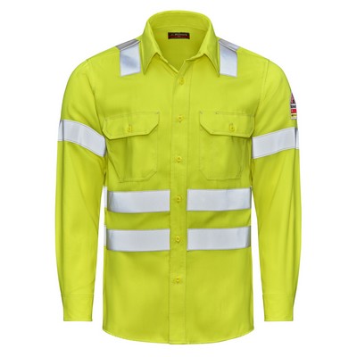 Bulwark® Men's Hi-Visibility Work Shirt