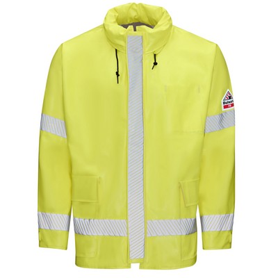Bulwark® Men's FR Hi-Visibility Rain Jacket