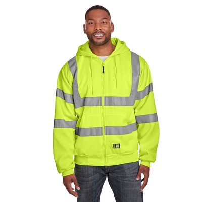 Berne® Apparel Men's Berne® Hi-Vis Class 3 Lined Hooded Sweatshirt