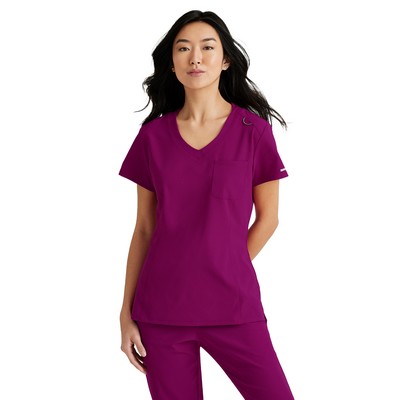 Skechers - Women's One-Pocket V-Neck Dignity Tuck-In Scrub Top