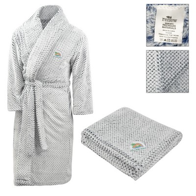 Dream Weaver Rpet Blanket & Robe Gift Set